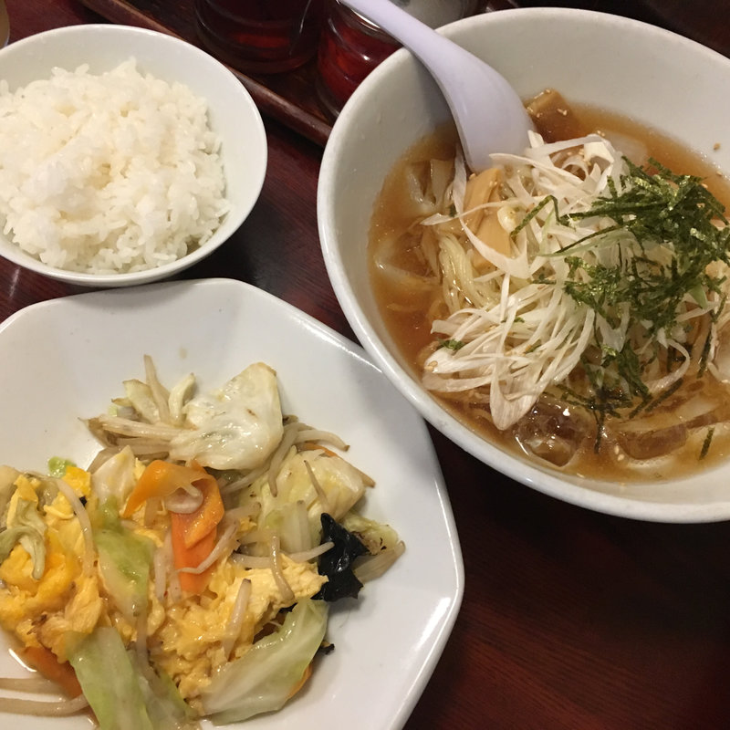 日替わり定食(会津喜多方ラーメン蔵日本橋箱崎町店)