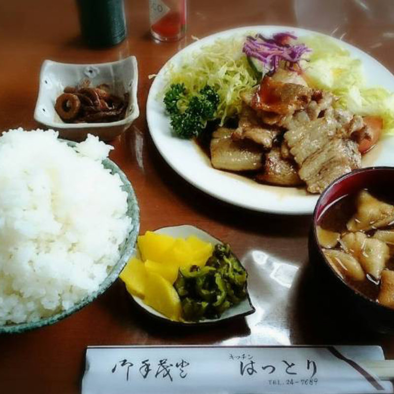 焼肉定食+大盛(キッチンはっとり )