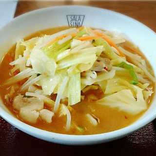 スタミナラーメン(太麺)　(さらしな )