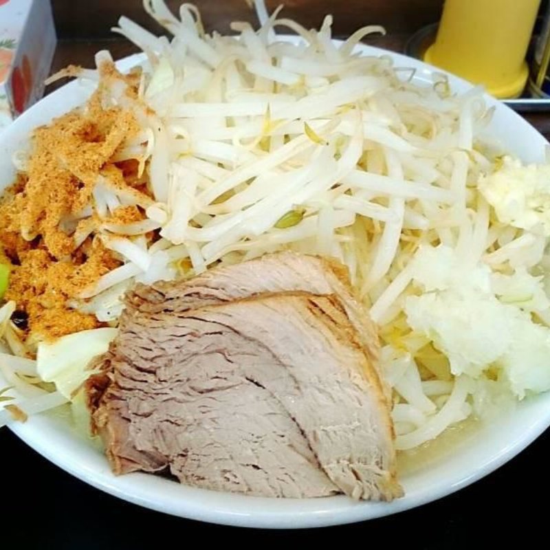 塩豚そば(野菜増し、ニンニク少なめ)(麺や土門 （ドモン）)
