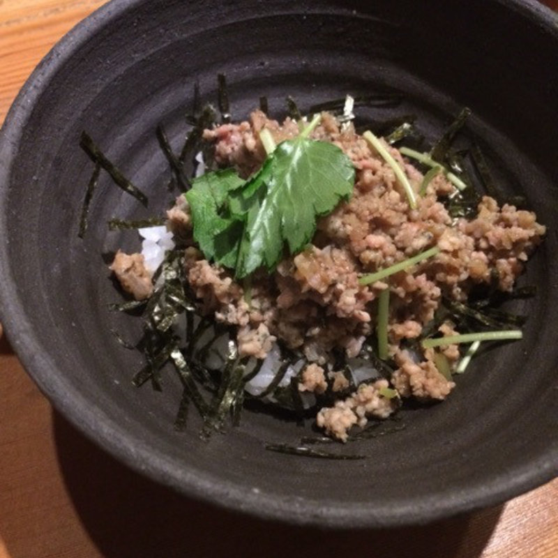 そぼろ丼(鳥さわ)