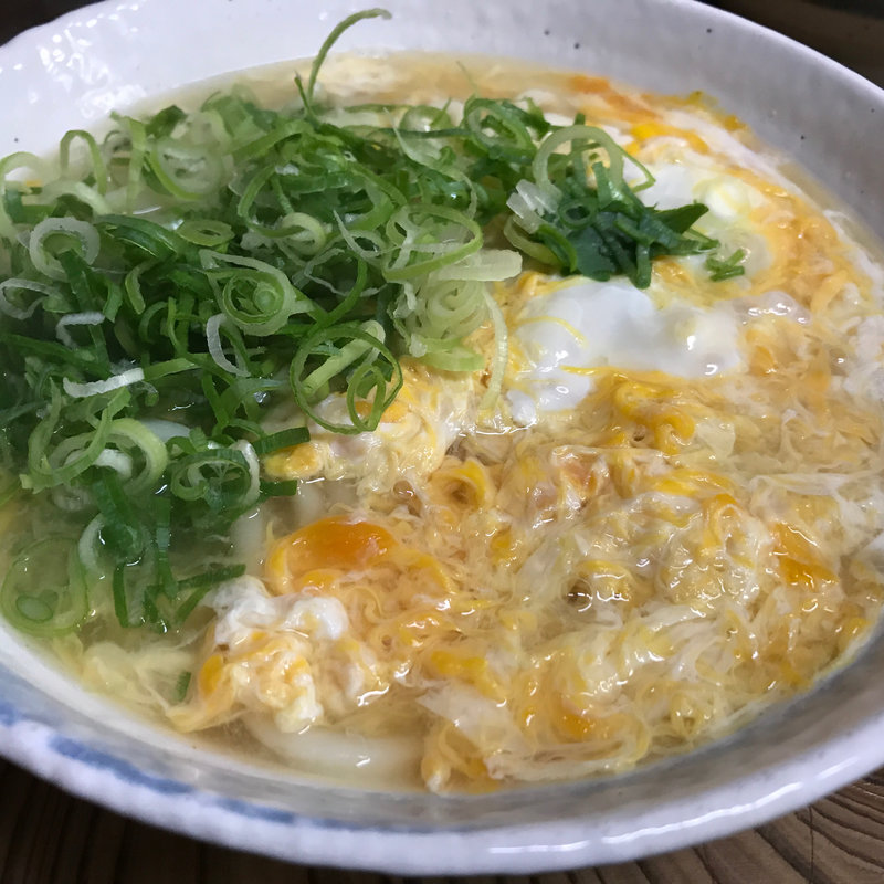 玉子とじうどん(弥太郎うどん)