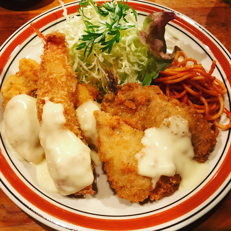 シーフードミックスフライ(COFFEE & COOK むちゃちゃ)