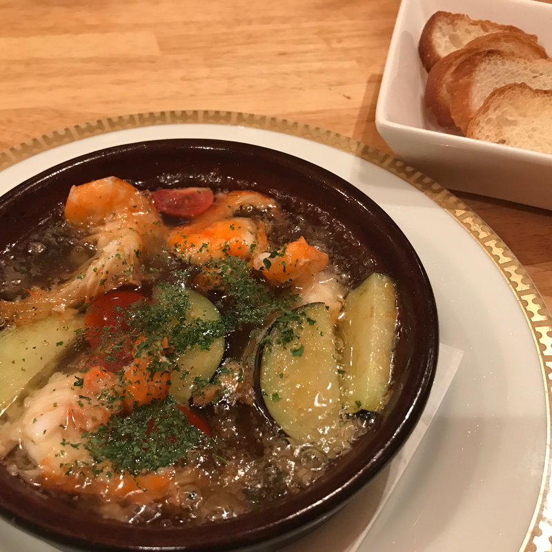 ソフトシェルシュリンプのアヒージョ(Rym! （リム!）)