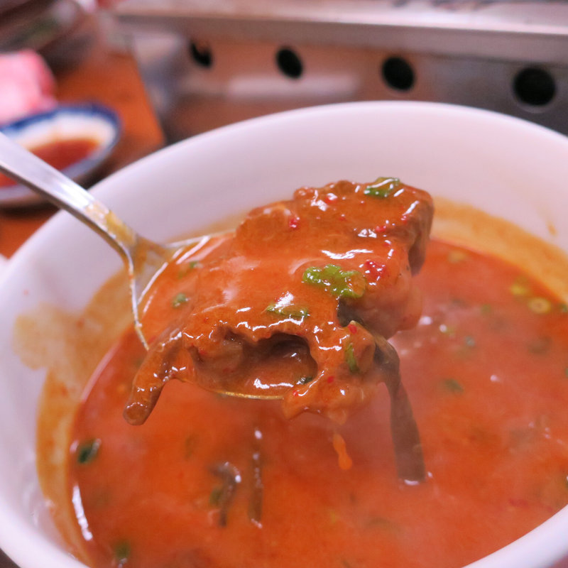 半テグタンスープ(スタミナ苑)