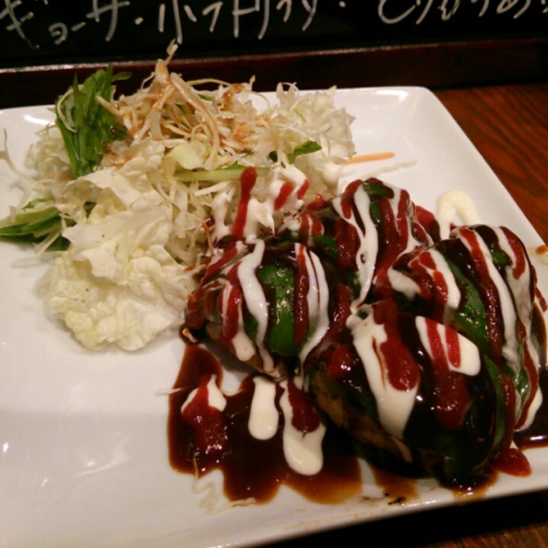 ピーマン肉詰め(幸梅　めがねや （コウバイ）)