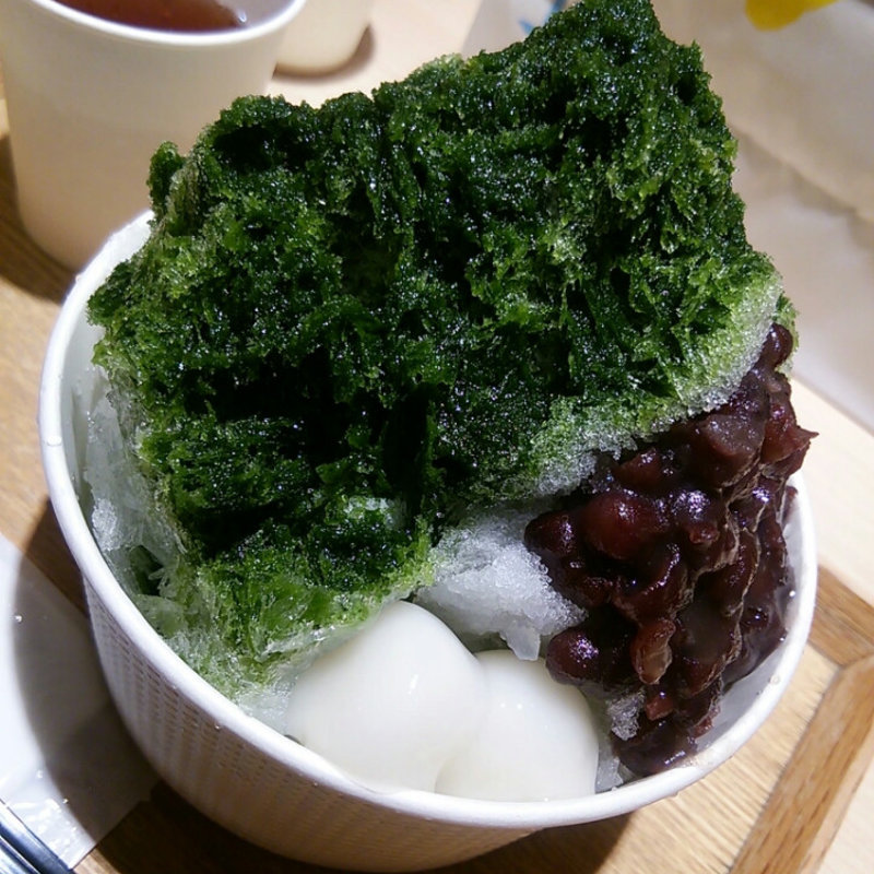 抹茶小倉氷(和かふぇ　あずき房)