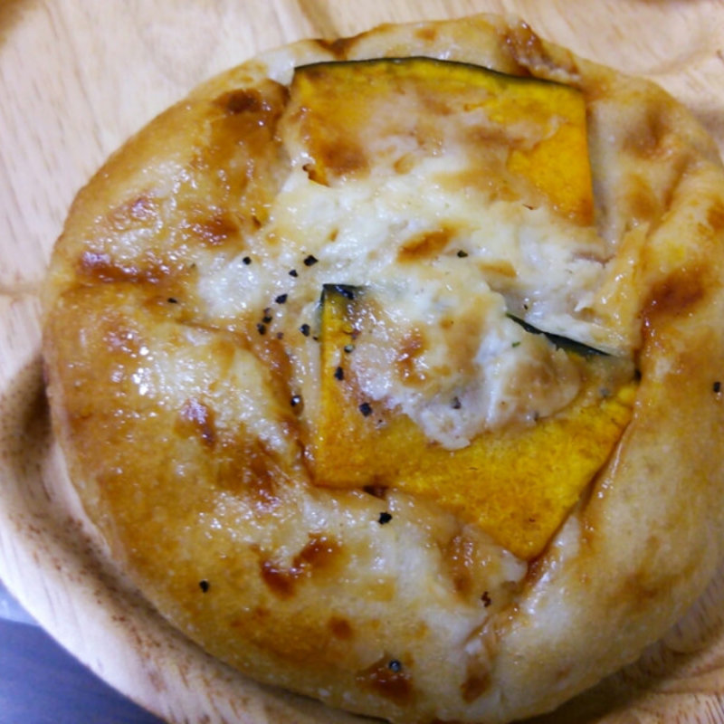 かぼちゃのチーズグラタンベーグル(Tentation!)