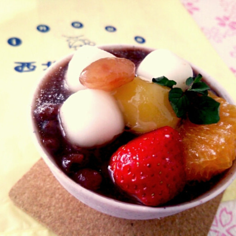 白玉ぜんざい(西北菓子工房 シェ イノウエ)