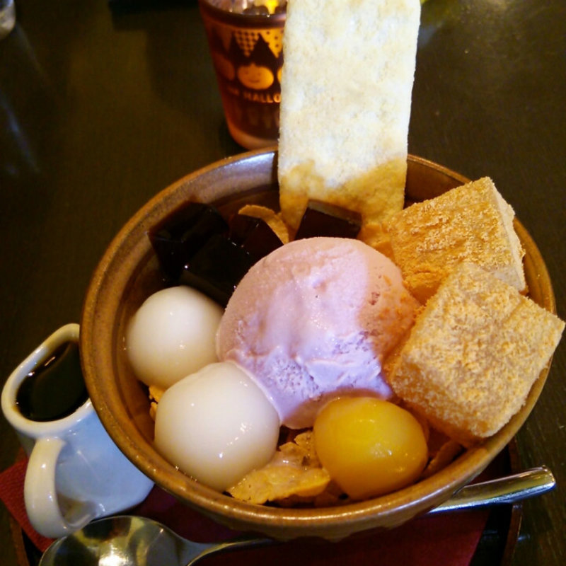 おいも鎌倉パフェ(おいもカフェ 金糸雀)