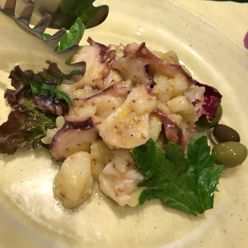 地ダコとセロリのマリネ(リストランテ アントン)