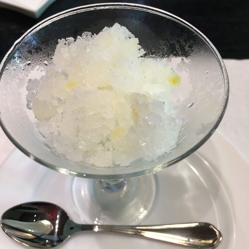 伊予柑のシャーベット(久右衛門邸 )