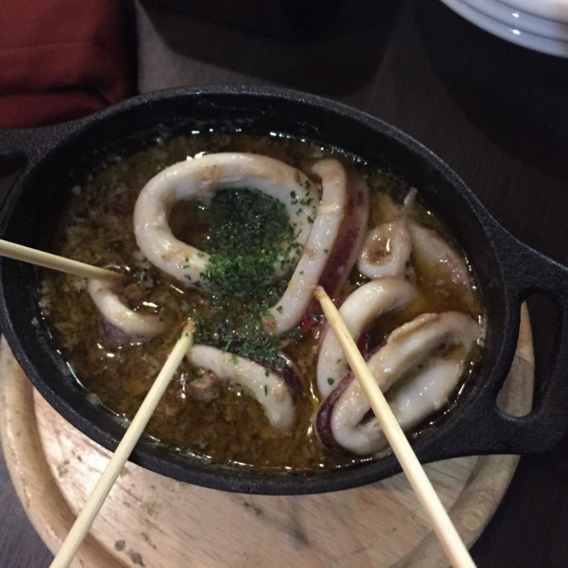タコのアヒージョ(地下食堂 genta)
