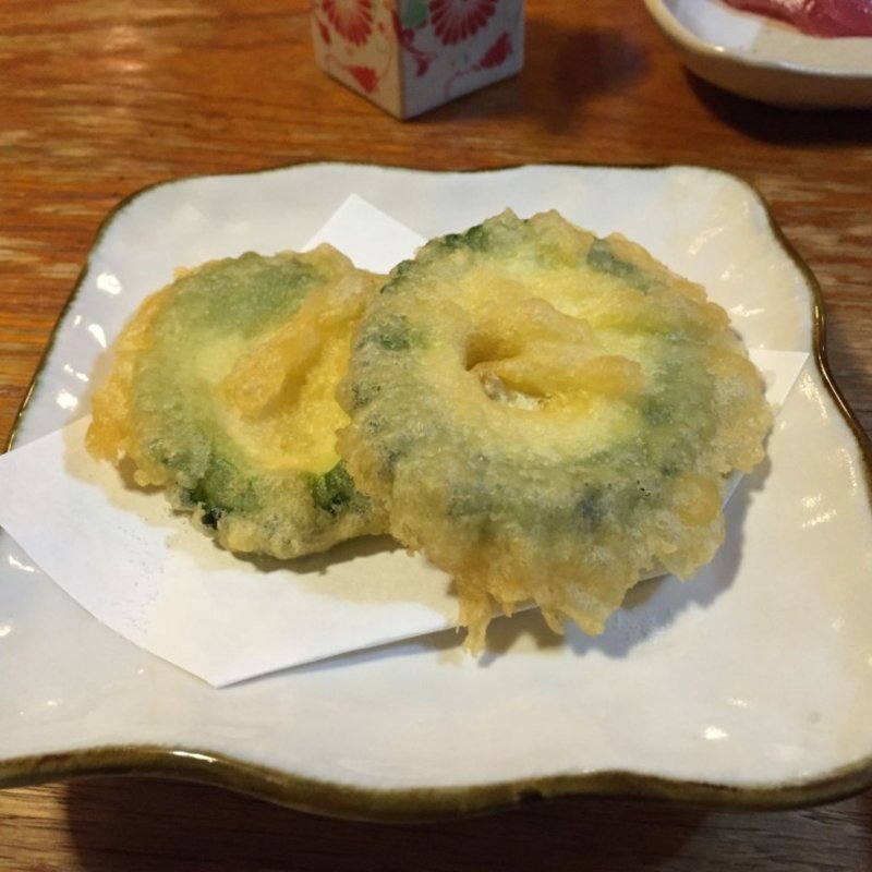 ゴーヤの天ぷら(永楽)