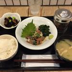胡麻鯖の定食(梅山鉄平食堂 )