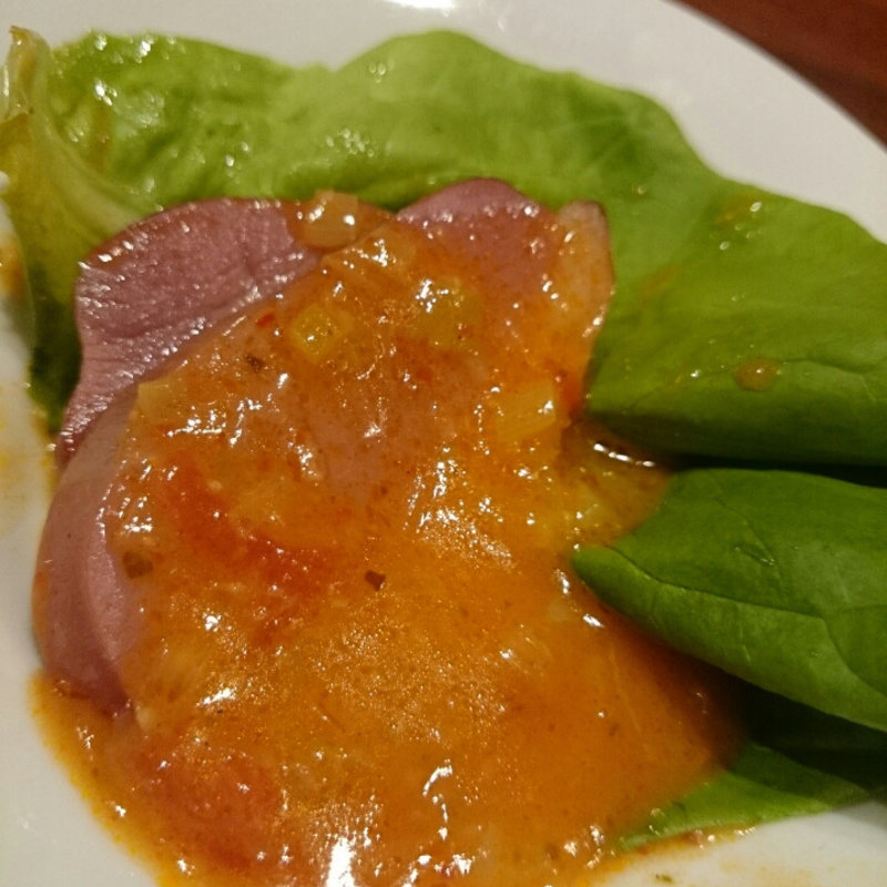 合鴨のトマトソース(A・DINING （エーダイニング）)