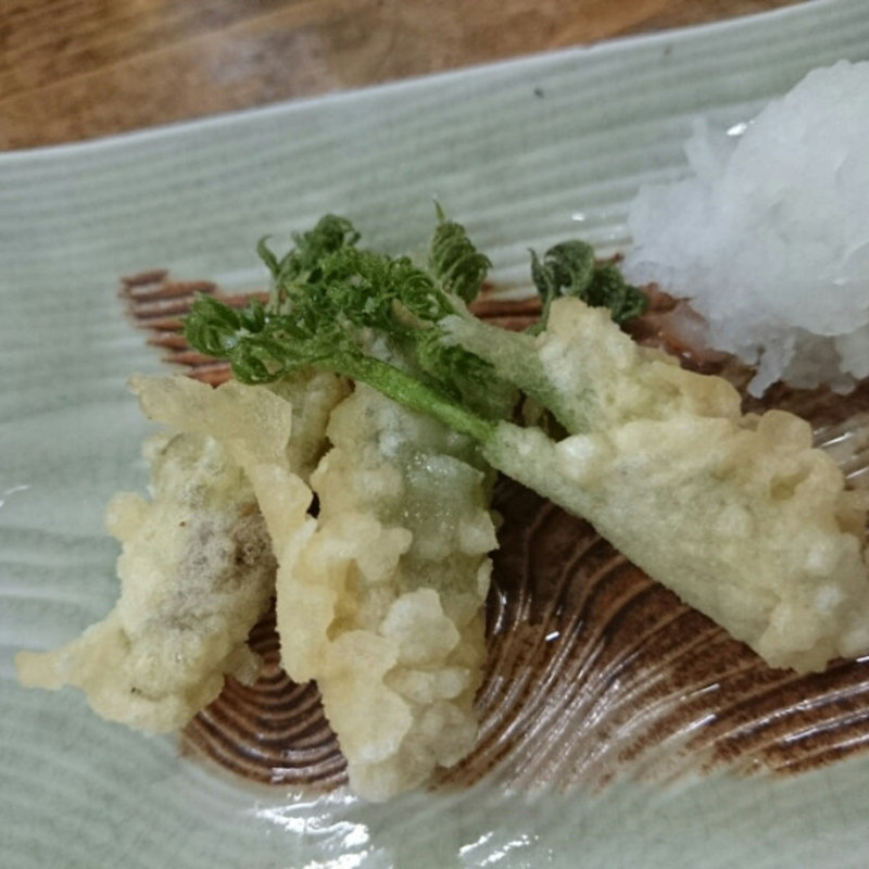 たらの芽の天婦羅(山田屋)