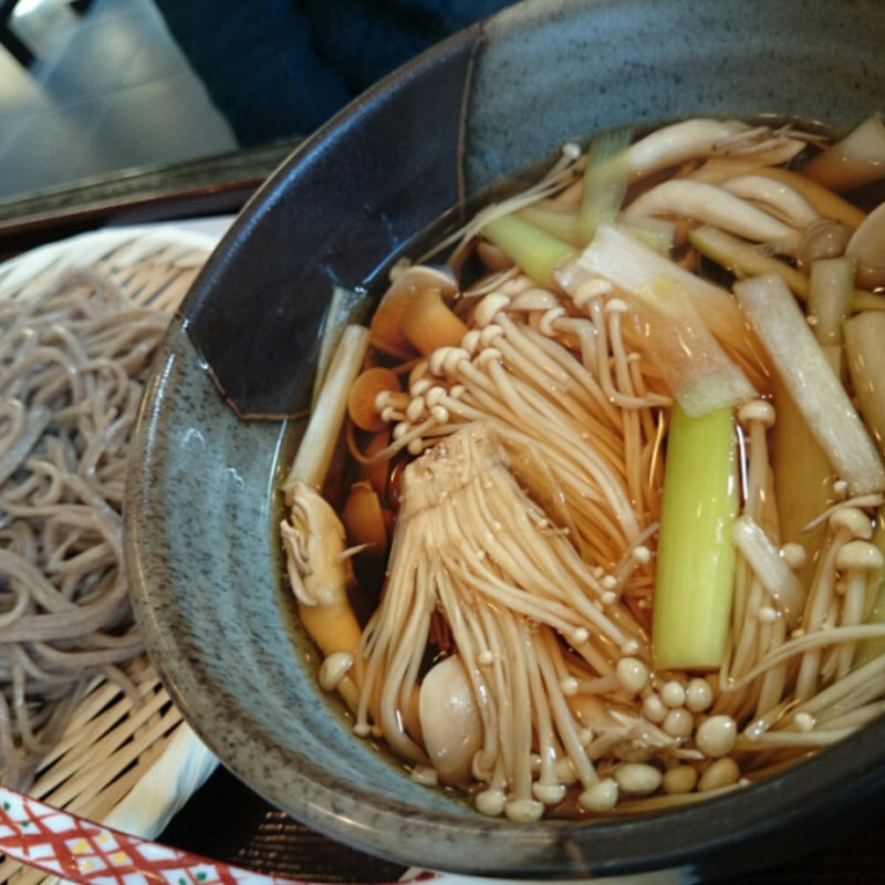 きのこそば(あゆ川手打そば )