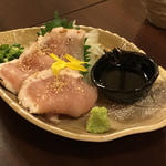匠の大山鶏炙りタタキ(へぎ蕎麦 村瀬 田町本店)