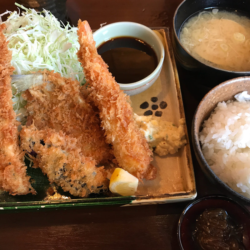日替りフライ定食(大むら)