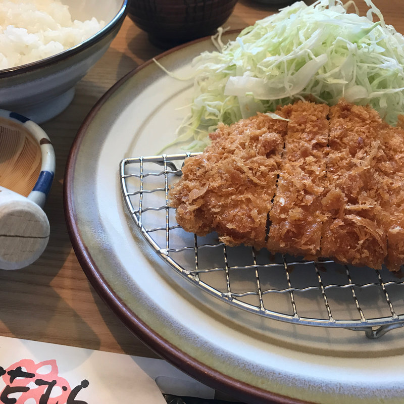 ロースかつランチ(とんかつ花むら 千里中央店)