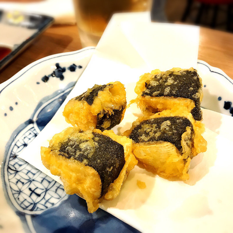 カマンベールチーズの磯辺揚げ(磯丸水産 恵比寿西口店)