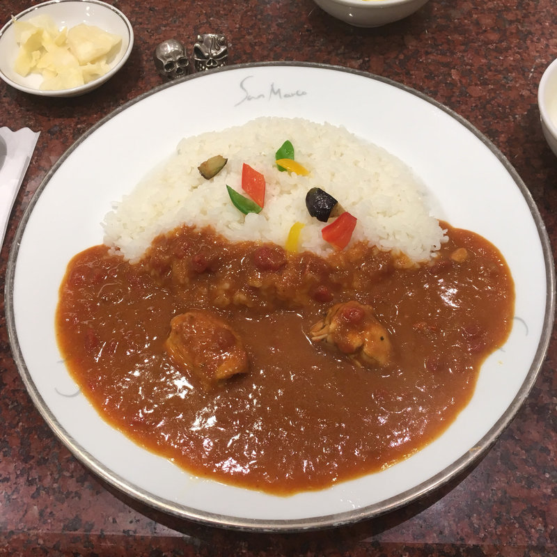 長州どりのチキンカレー(サンマルコ阪急三番街店)