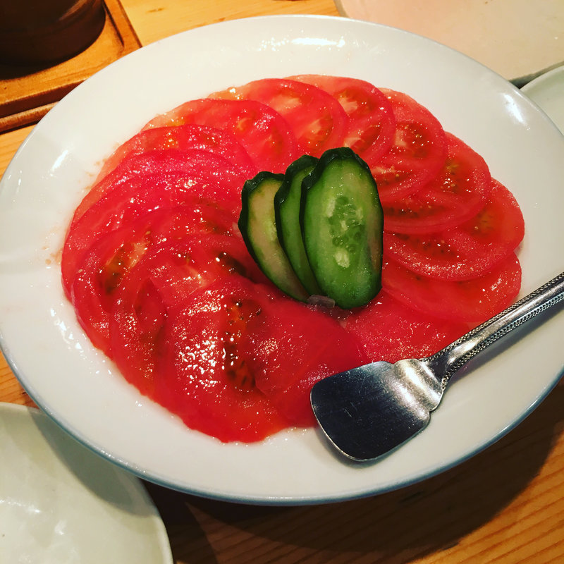 トマトサラダ(鶏繁 芝大門店)