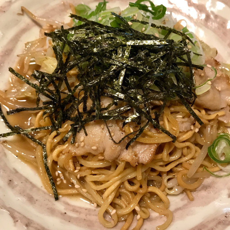 焼きラーメン(酒処あかり)