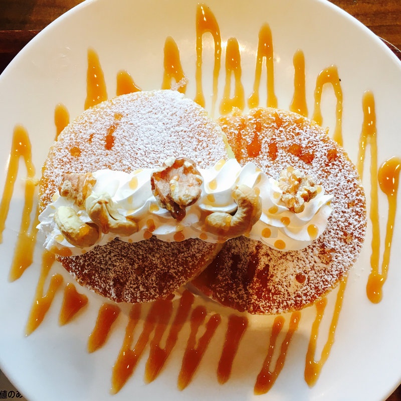 キャラメルナッツパンケーキ(Panel cafe)