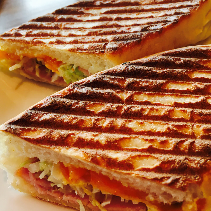 パニーニ(厚切りハムとチェダーチーズ)(Panel cafe)