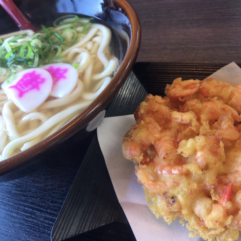 えび天うどん(資さんうどん 太宰府店)