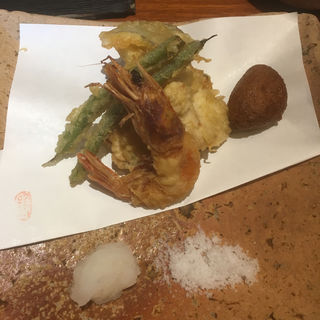 天ぷら定食(魚匠 銀平本店 （ぎんぺい）)