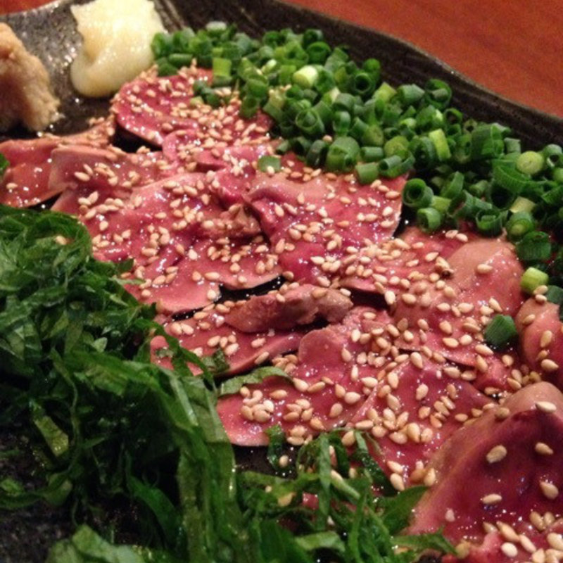 白レバーのゴマ油和え(鶏味庵 関内店 )