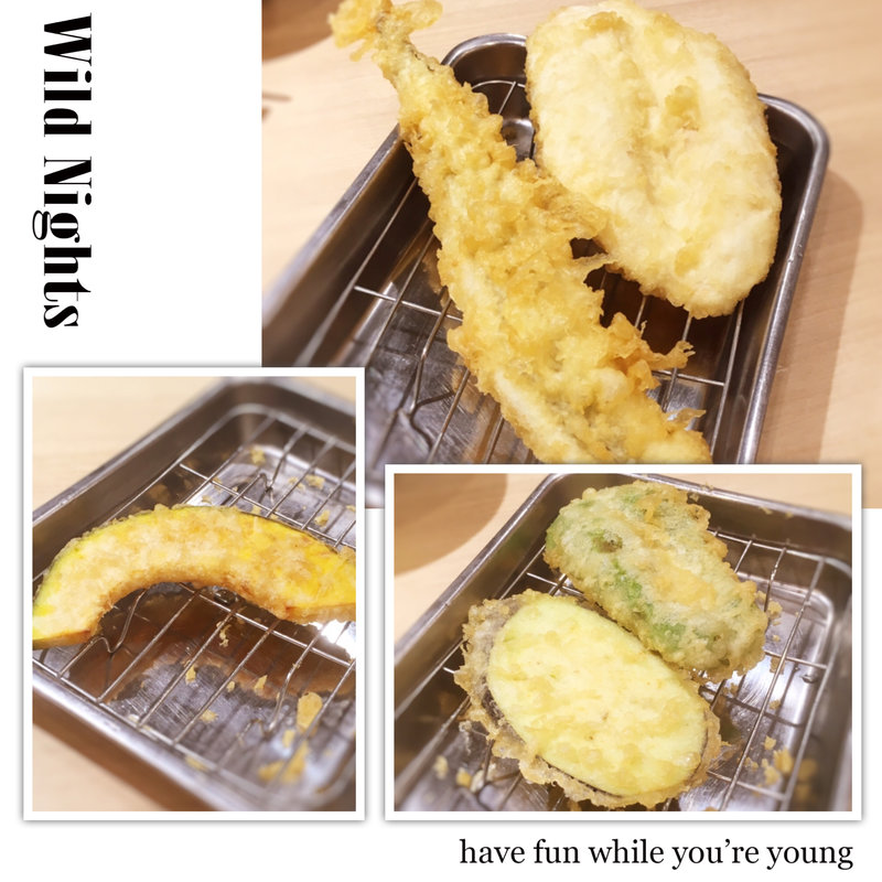 あなご定食(あなご、ささ身、かぼちゃ、なす、ピーマン、ごはん、みそ汁)(天ぷらのひらお 天神店 )