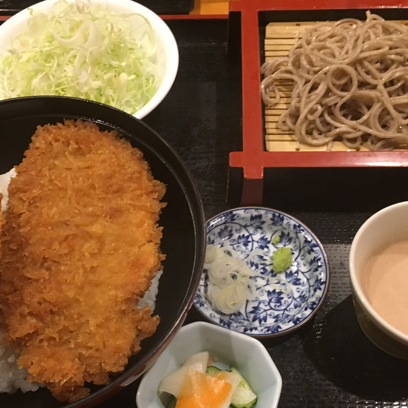 わらじかつ丼セット(雅紀屋)