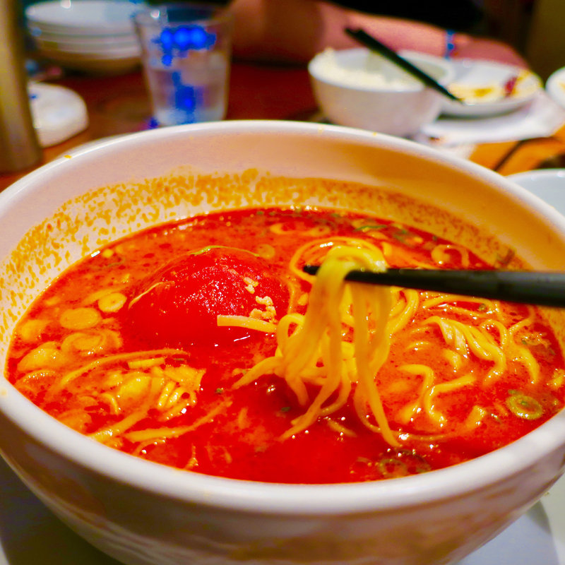 トマトタンタン麺(紅虎軒 心斎橋店)