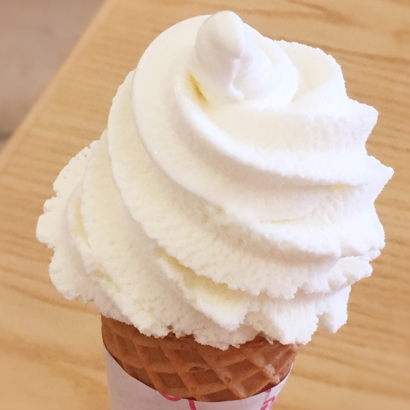 プレミアムソフトクリーム(北海道プレミアムバニラ)(ルセット・マリナ 博多阪急 )