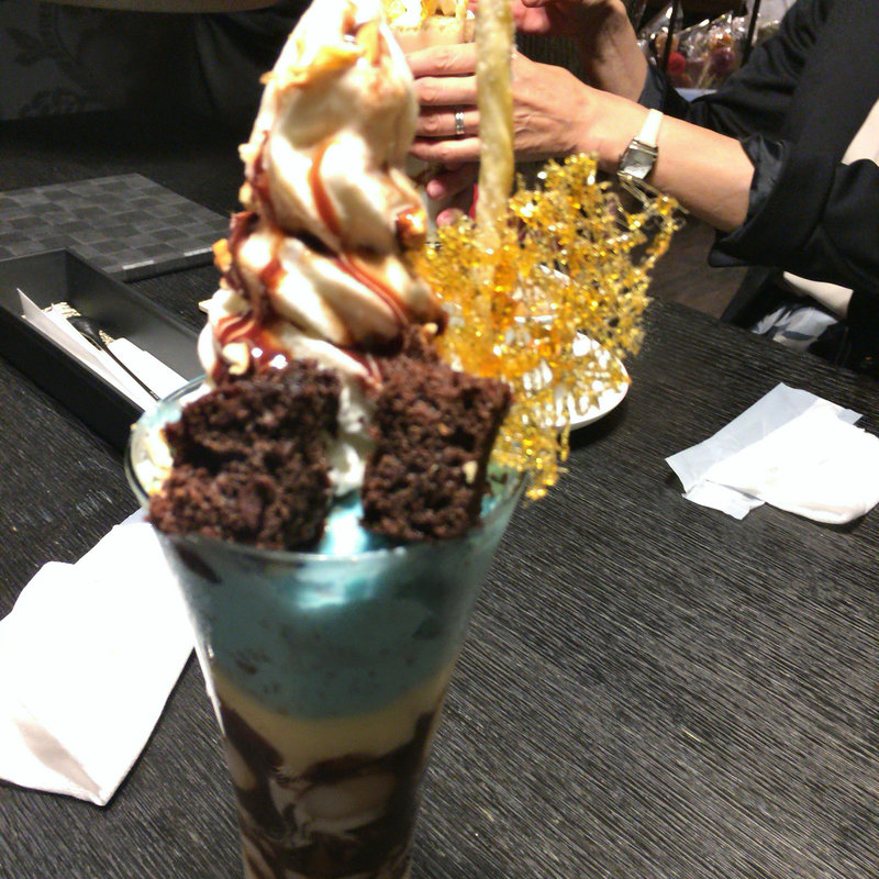 ミントパフェセット(カフェ・エ・クラフト・ユエ)