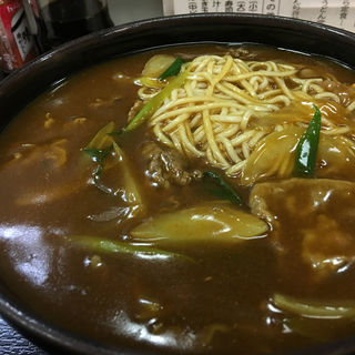 カレー蕎麦(そば処 まる栄 （まる榮）)