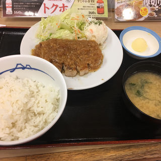 厚切りポークソテー定食(松屋 梅ヶ丘店 )