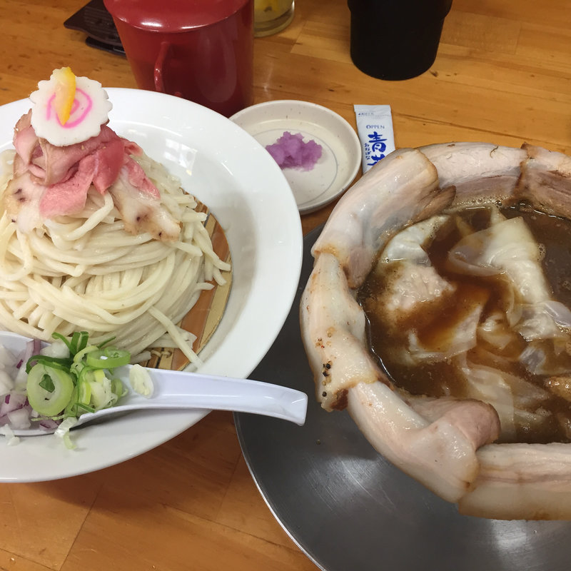 肉つけそば(中華そば ひらこ屋)