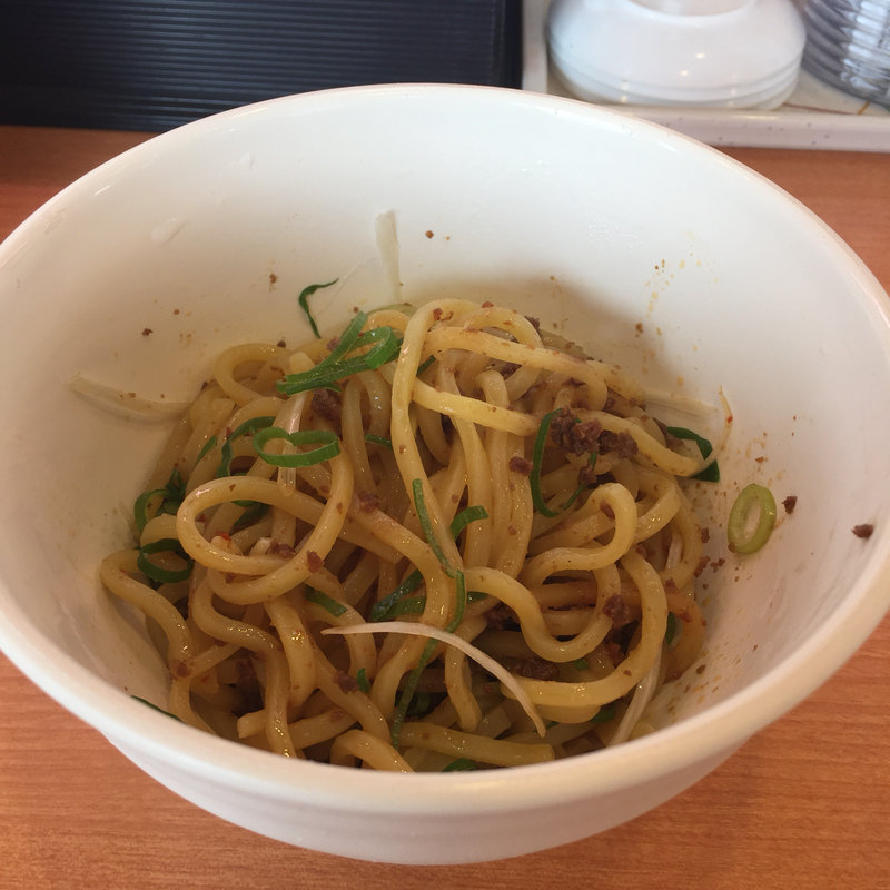 汁なし麻婆油そば(かっぱ寿司 貝塚店)