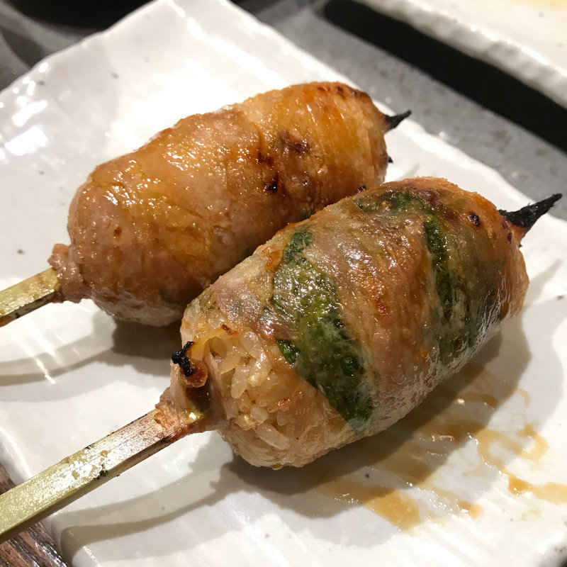 肉しそおにぎり(串タロー 本店)