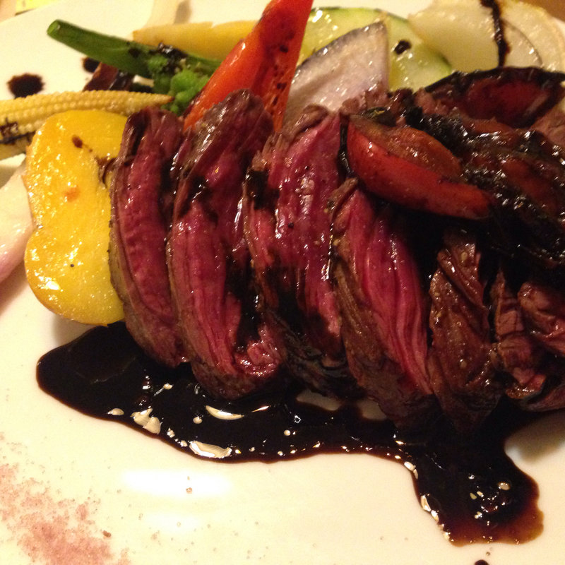 牛ハラミステーキ、バルサミコソース(ターブル　ド　ペール )