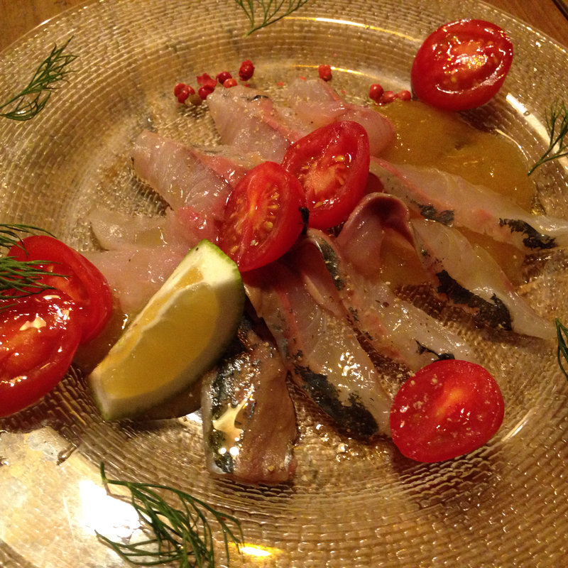 鯵のカルパッチョ(ターブル　ド　ペール )