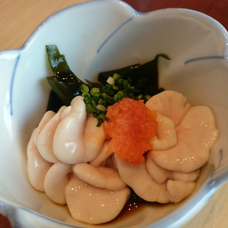 白子ポン酢(鮨・神谷)
