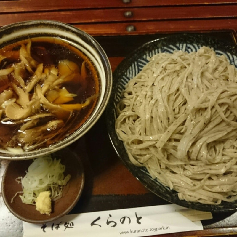 鴨汁セット(そば処くらのと)