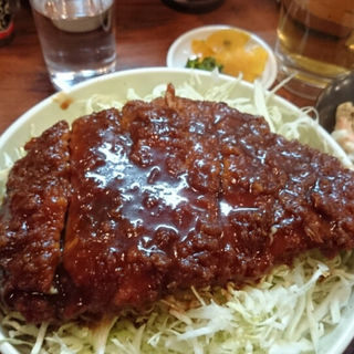 会津ソースカツ（チキン）丼(キッチンフライパン)