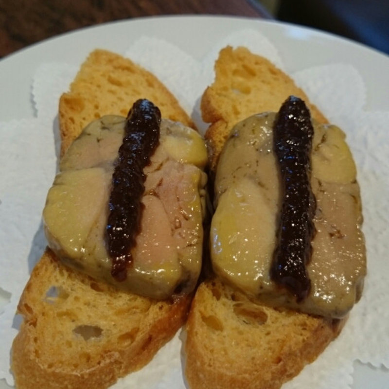ひとくちフォアグラと鶏白レバーのパテ(Bistro 2538 )